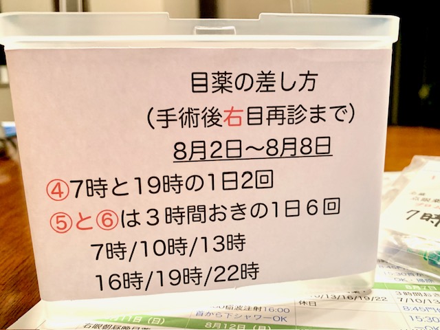 明日からの目薬の差し方