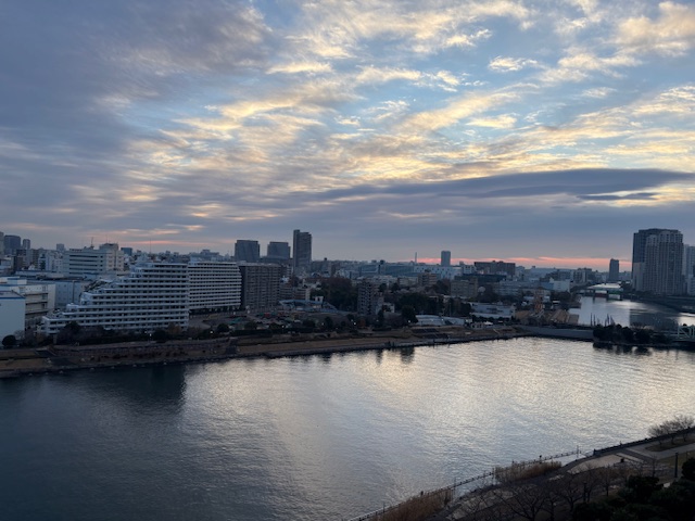 大晦日の朝、大空は変わることなく穏やか「思い通り」